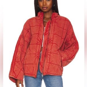 Free people dolman quilted jacket